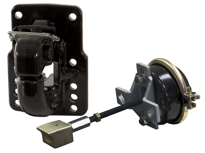 Buyers PH55AC 50Ton Heavy Duty Pintle Hook Hitch With Air Chamber 10Hole